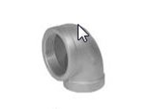 6MM 316 S/S BSP 90DEG ELBOW F+F