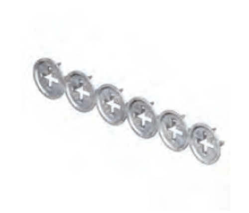 500/BOX MITEK ROUND FOIL TACK INSULATION FASTENERS