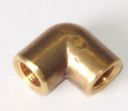 8MM BRASS F&F ELBOW
