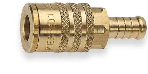 3/8 HOSE TAIL X RYCO COUPLING BRASS AIR FITTING