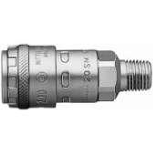 1/4\" NITTO ONE TOUCH 200 SERIES SOCKET MALE THREAD