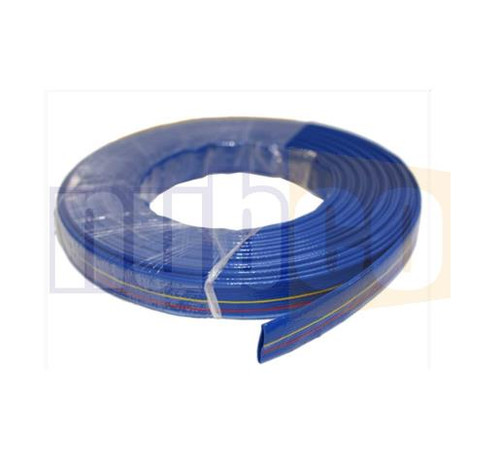 50MM LAY FLAT BLUE PVC HOSE - PER METRE