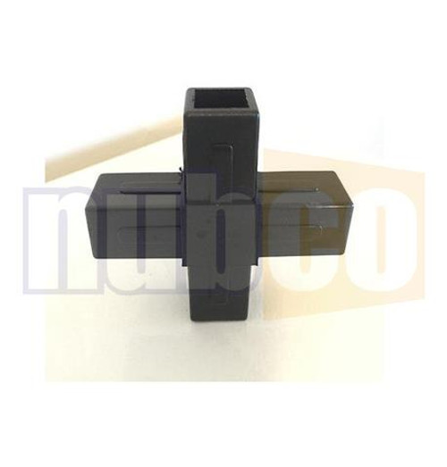 4 WAY RIGHT ANGLE CONNECTOR TO SUIT 25X25X1.6 RHS