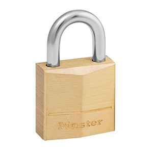 30MM DIAMOND BRASS PADLOCK W/STEEL SHACKLE