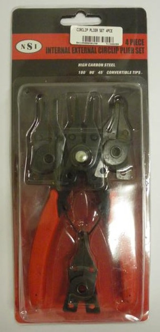 4PCE CIRCLIP PLIER SET