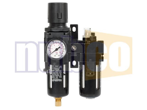 1/4" BSP FILTER REGULATOR WITH LUBRICATOR