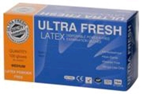 XL 100/BOX CLEAR PWD/FREE LATEX DISPOSABLE GLOVES