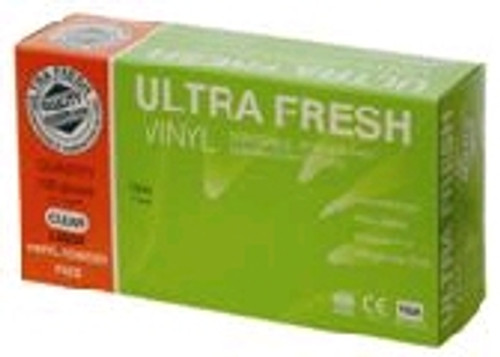 XL 100/BOX CLEAR PWD/FREE VINYL DISPOSABLE GLOVES