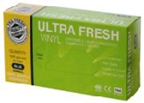 XL 100/BOX BLUE POWDERED VINYL DISPOSABLE GLOVES