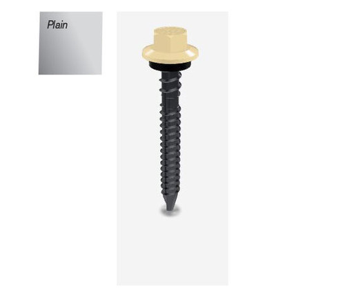 65MM ZIP B8 (CAT5) SDMT HEX SEAL PLAIN  -500PK