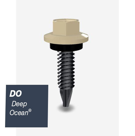 10GX16MM SDS SCREW HEX SEAL B8 (CAT5) DEEP OCEAN 1000PK