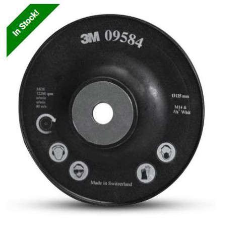 125X14MM RIBBED BACK UP PAD DISC