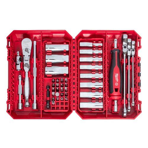 1/4" Drive 42pc Premium Metric Socket, Bit & Wrench Set