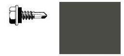 10GX16MM C3 HEX SEAL SDS WOODLAND GREY 250PK
