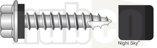 10GX25MM C3 HEX SEAL T17 SCREWS NIGHT SKY 1000PK