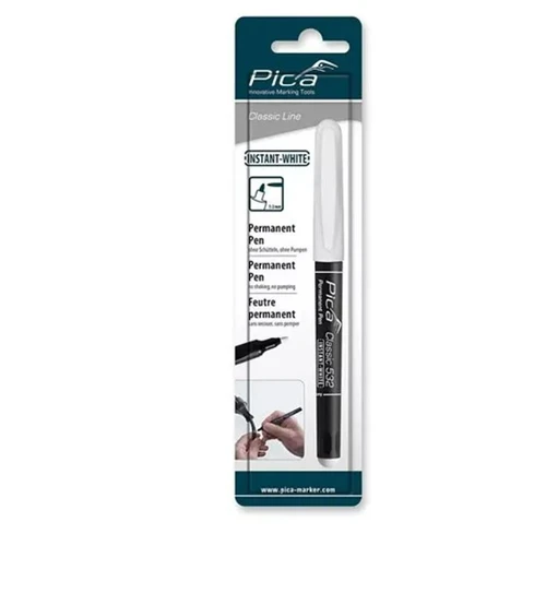 1-2MM PICA CLASSIC WHITE PERMANENT MARKER