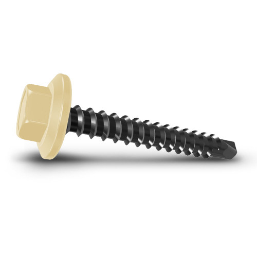 25MM ZIP B8 (CAT5) SDMT HEX SEAL CLASSIC CREAM - 500PK