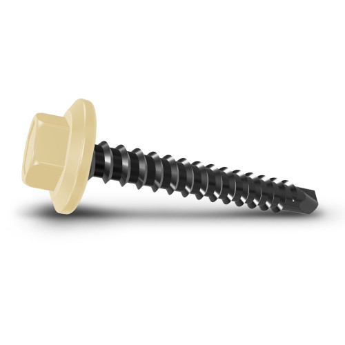 25MM ZIP B8 (CAT5) SDMT HEX SEAL CLASSIC CREAM - 100PK