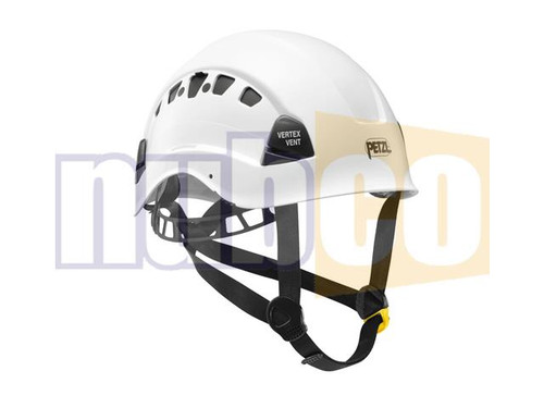VERTEX VENT WHITE SAFETY HELMET WITH CHIN STRAP