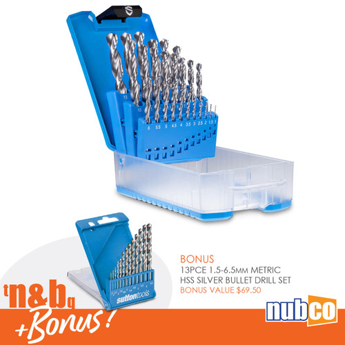 25PCE 1-13MM XP BULLET HSS BRIGHT JOBBER DRILL SET