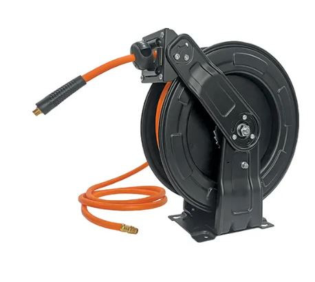 10MMX20M STEEL HOSE REEL WITH HYBRID POLYMER AIR HOSE