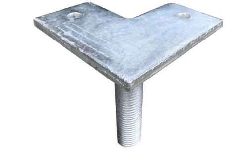 10MM CORNER STUMP TOP WITH 2X14MM HOLES