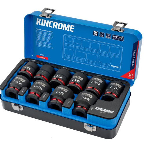 10PCE IMPACT 3/4\" DRIVE IMPERIAL SOCKET SET