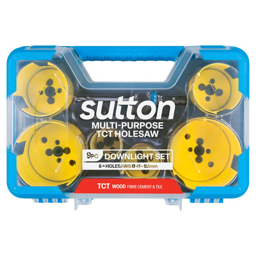 9PCE 19-111MM CT MULTI-PURPOSE HOLESAW PLUMBER SET