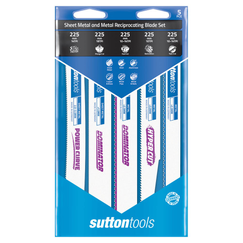 5PCE RECIPROCATING METAL CUTTING BLADE SET