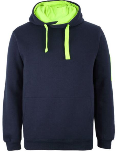 2XS NAVY/LIME 350 PREMIUM TRADE HOODIE