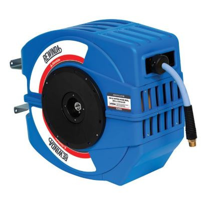 3/8\"X 20M BLUE AIR/WATER HOSE REEL