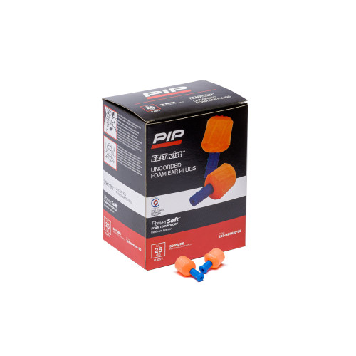 50PK POWERSOFT EZ-TWIST HYBRID EARPLUGS UNCORDED