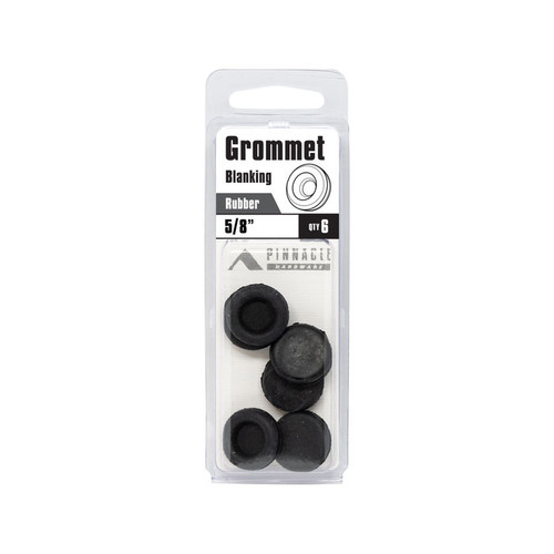 5/8\" BLANKING GROMMET BLACK RUBBER