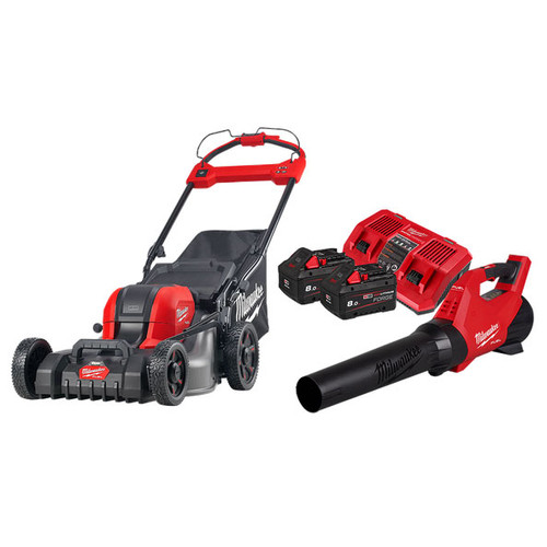 18V 2PCE OUTDOOR PACK 2OPD - MOWER,BLOWER,BATT & CHRG