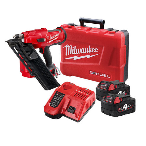 18V 30\"-34\" FRAMING NAILER KIT - 2X4.0AH BATT & CASE