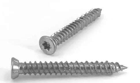 100PK 7.5 X 122MM U/C CSK SCREWBOLTS GALV