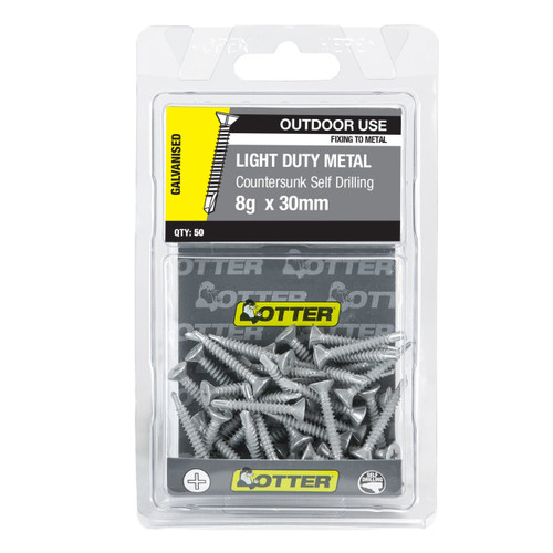 8GX35MM GALV CSK SDS - 50PK