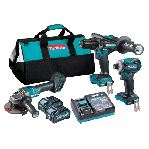 40V MAX XGT BRUSHLESS 3PCE COMBO KIT - 2X4.0BATT & CHRG