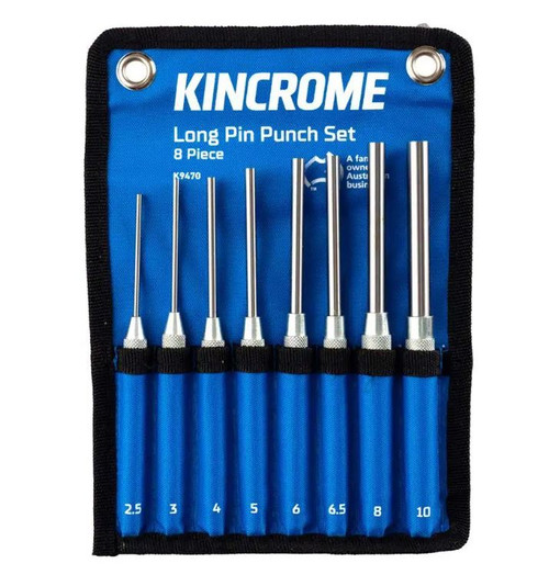 8PCE LONG PIN PUNCH SET