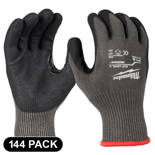 144PK LRG CUT 5 (E) NITRILE DIPPED GLOVE