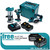 18V 3PCE B/LESS IMP DRV,PLANER,LAM TRIM 2X5AH BAT,CHRG,CASE