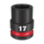 1/2\" DRIVE 17MM STD 6 POINT SHOCKWAVE IMPACT SOCKET