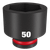 3/4\" DRIVE 50MM STD 6 POINT SHOCKWAVE IMPACT SOCKET