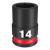 3/8\" DRIVE 14MM STD 6 POINT SHOCKWAVE IMPACT SOCKET