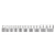 10PC 3/8\" DRIVE STANDARD SAE SOCKET SET ON RAIL