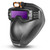 WELDING GOGGLES W/ DETACHABLE FACEMASK, HOOD & LED LIGHT