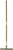 EXTRA WIDE GARDEN RAKE WITH LONG ALUMINIUM HANDLE