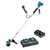 36V ( 18V X2) B/LESS U-HANDLE LINE TRIMMER 2X5AH BAT,CHRG
