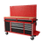 61\" 11 DRAWER MOBILE WORK STATION BENCH - WOOD TOP