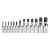 13PCE 1/4 AND 3/8 DRIVE TORX BIT SOCKET SET